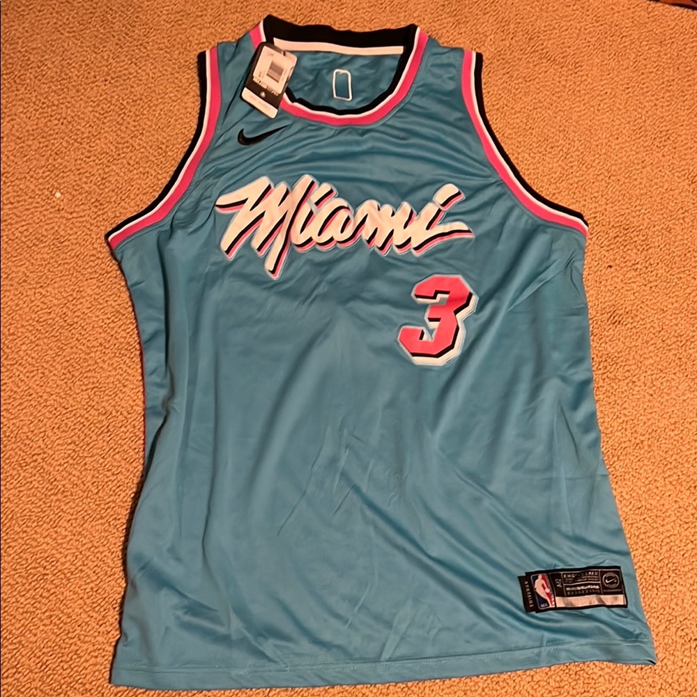 Miami Heat Dwayne Wade Miami Vice Jersey